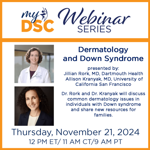 Dermatology and Down Syndrome Webinar